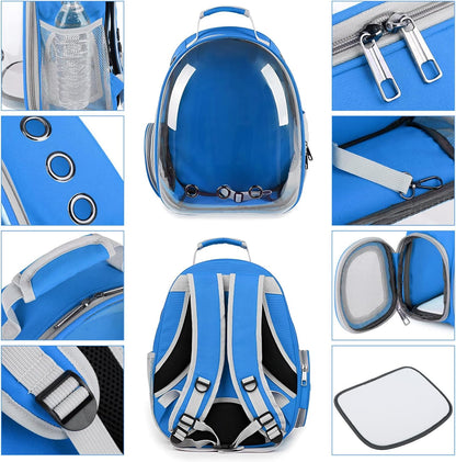 Bubble Carrier Bag for Small Pets, Airline Approved, Travel Carrier, Outdoor Use 